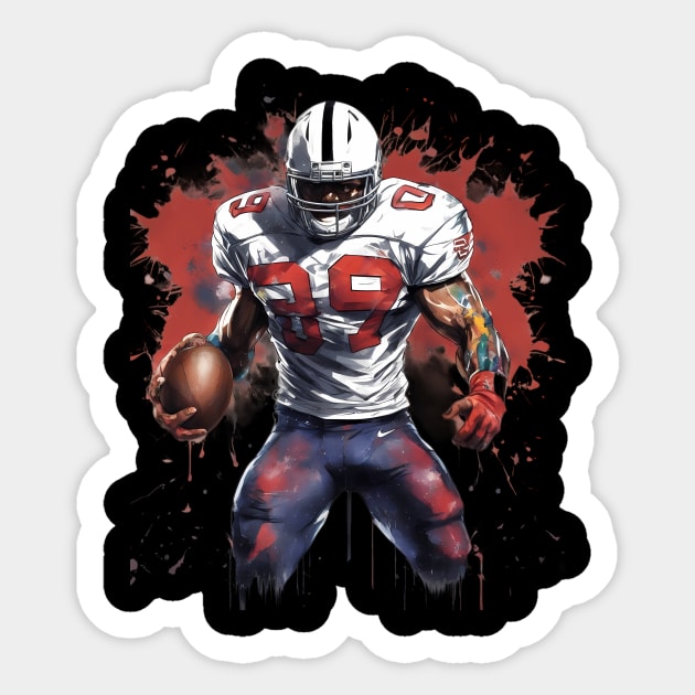 American Football Offensive Guard Sticker by animegirlnft